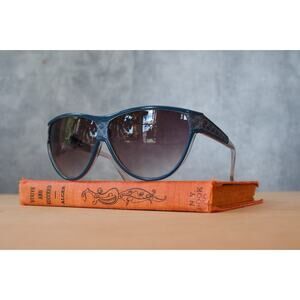 Vintage 80s Sunglasses NOS Taiwan Animal Print Multicolor Mob Wife Retro